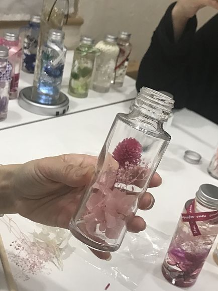 ハーバリウム作り